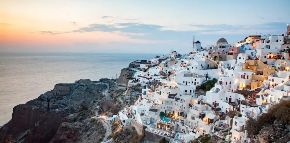 beautiful island of Santorini Greece - travel destination - Greek islands