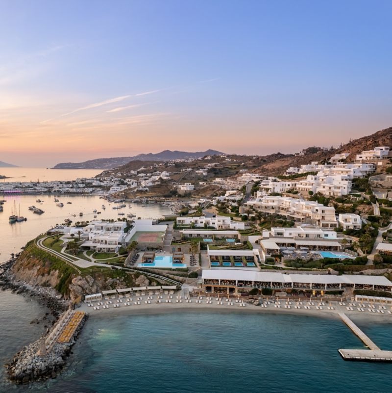 Santa Marina Mykonos private beach luxury retreat