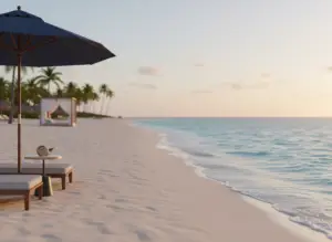 Luxury Mexico travel beachfront resort with ocean views and wellness escape atmosphere