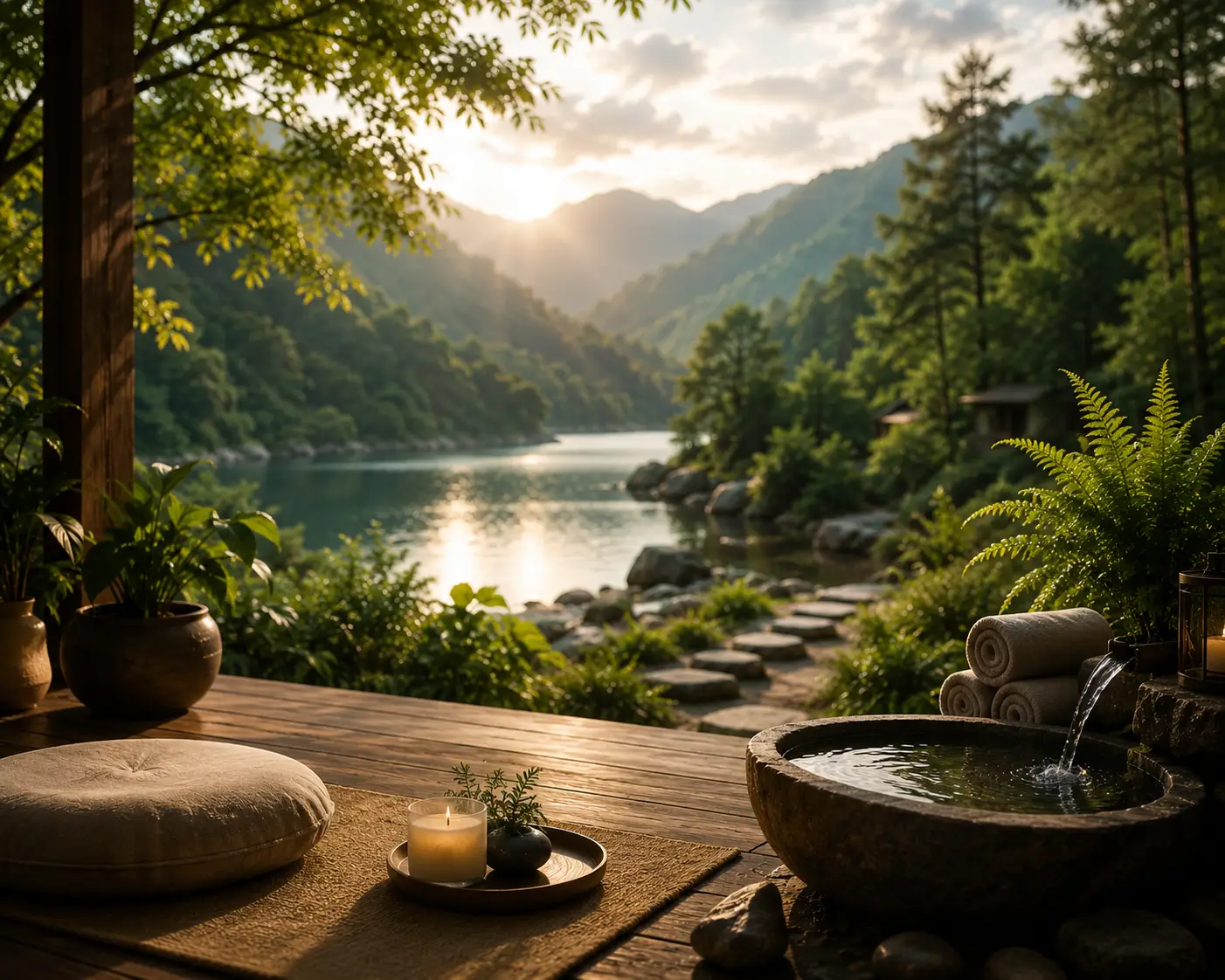Nature and wellness solo travel experience
